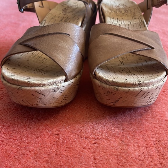 Kork Ease AVA CLASSIC in Natural Vachetta Leather. Womens size 8 US. - Picture 13 of 14